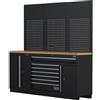 SOGI Arredamento modulare per officina e garage SOGI ARR-OFF-2040-B-L - piano in legno - 2040x465x2000 mm