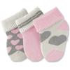 Sterntaler Girls primi calzini 3-pack cuori rosa