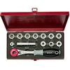 WGB Das Werkzeug Set di chiavi passanti da 1/2" 40 in 1 con diversi inserti per chiavi a bussola e cricchetto passante | 13 pezzi | No.3960 | WGB