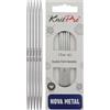 KnitPro Aghi Nova a doppia punta - Ferri da maglia a doppia estremità 12,5 cm x 2,75 mm, confezione da 5