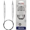 KnitPro Ferri da maglia fissi Nova - Ferri da maglia circolari 40 cm x 10 mm