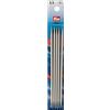 Prym-15 cm x 3,50 mm con Doppia Punta e Guanto, Ferri da Maglia, Set da 5, in Alluminio, Colore: Grigio Perla