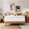 TEMPUR-PEDIC Tempur Soft Luxury Premium Foam, fodera lavabile, bianco, doppia