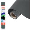Siser® Stripflock PRO Grey Grigio, 30cm x 0,5mt, Vinile Termotrasferibile Termoadesivo Floccato per la Personalizzazione dei Tessuti, Abbigliamento e Accessori, Hobby Creativi, Facile da Tagliare
