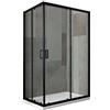 Deodato Box doccia angolare varie misure h 195 cm cristallo trasparente 6 mm 70x90 cm