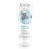 Delia Cosmetics - Clean Skin - Scrub Viso Idratante e Normalizzante - Adatto a Tutti i Tipi di Pelle - Cura della Pelle Incline all'Acne - Rimozione Completa del Trucco - Formula Vegana - Estratto di