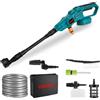 ONEVAN idropulitrice a batteria per Makita 18V, 6 funzioni 3 marce 120bar lancia per idropulitrice portatile, pistola per idropulitrice auto per auto, patio, giardino(Senza batteria)