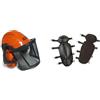 Oregon Casco Waipoua Vorkerk Di Partenariato, Riconosciuta, 562413 & Coppia di Parastinchi Protettivi per l'utilizzo con Motosega e Decespugliatore, Regolabili per Ginocchia e Stinchi