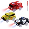 sikkeby Tracce auto magia, confezione da 3 accessori traccia auto bambini puzzle educativo traccia auto gioco set per 3 4 5 6 7 anni bambini ragazzi ragazze rifornimento con la maggior parte delle auto da