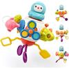 AiTuiTui Giochi Montessori Educativi di Apprendimento Sviluppo Regali Bambini 2 3 Anno Femmina Maschio, 8 in 1 per Bambini Giochi per Aereo Bambino Giocattolo, Cubo Sensoriale Infanzia 18 Mesi