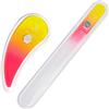 Bona Fide Beauty Glass Nail Files for Natural Nails 2PC Set, Comfort Ergonomic Nail Filers for Arthritis, Tendonitis, Carpal Tunnel Solution for Nail Care by Bona Fide Beauty Czech Glass