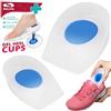 SULPO 2 paia di gel extra morbido, sperone calcaneare, solette, cuscinetti per tallone sperone fix gel per alleviare fascite plantare, sperone calcaneare e dolore al tendine di Achille. Dimensioni: