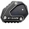 ZESIDIMO Per X-Cape 650 X Cavalletto Moto Supporto Laterale Extension Piastra,Nero