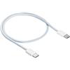 AKYGA AK-USB-50 - Cavo USB C 60 W, ricarica rapida per iPhone 15, iPad Pro Samsung Galaxy, compatibilità universale, cavo dati (50 cm), colore: Bianco