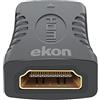 Ekon Adattatore HDMI Femmina Femmina, Adattatore Video, HDMI Adapter, Smart TV, Monitor, Wii, PS2, Laptop, PC