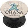 Disney Lilo & Stitch Ohana Means Family Sketch Logo PopSockets PopGrip Adesivo