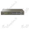 IP-COM SWITCH IP-COM G1116P-16-150W, 16 porte RJ10 100/1000/45M,fino a 2000 Mbps di velocità di trasmissione full duplex,32 Gbps,135W