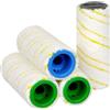 LURICO Rulli di Ricambi per Kärcher FC7 FC5 FC3D FC3, 4 Pezzi Microfibra Spazzola a Rullo di Ricambio per Kärcher EWM2 Cordless Lavapavimenti 2.055-006.0 (Giallo)