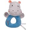 GIPSY TOYS - PELUCHE - HOCHET HIPPOPOTAME - GAMMA BAMBOO - 14 CM S/CARTA - BLU E GRIGIO - 1° Età