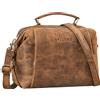 STILORD 'Vera' Borsa a tracolla in pelle vintage Borsa a mano donna Piccola borsa vera pelle Borsa retrò donna Borsa antica Borsa a spalla, Colore:seppia - marrone
