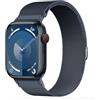 AMSKY Originale Loop Maglia Milanese Compatibile con Cinturino Apple Watch 44 mm 40mm 46mm 41 mm 45mm 42mm 38mm 49mm, Magnetico Metallo Acciaio per iWatch Se Ultra Series 10 9 8 7 6 5 4 3 2 1