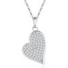 GAVU Collana con Ciondolo Cuore, Argento 925 e Oro per Donna
