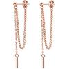 SLUYNZ Orecchini Pendenti in Argento Sterling 925 con Catena per Donne e Ragazze Adolescenti Orecchini a Filo Orecchini Pendenti, 5.6cm (2.2 inches), Argento sterling