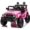 Tecnobike Shop Auto Macchina Elettrica per Bambini Jeep Toyota Fj Cruiser Ride-On12V Telecomando Luci e Suoni (Rosa)