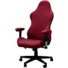 Lukery Coprisedie Elasticizzata per Sedia Gaming, da ufficio con Braccioli Schienale Copri per Sedia da Gioco, Playseat, Sedia da Ufficio (Rosso)