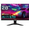 Gigabyte M28U 28 Monitor da Gioco 4K UHD - 3840 x 2160 (UHD), 144Hz, 1ms, 300 cd/m2, FreeSync Premium Pro, Display HDR400, HDMI 2.1, Displayport 1.4