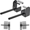 Kipika Supporto per Piastra Power Rack 2 x 2 con Foro da 1,5 cm o 2,5 cm - Attacco per Dischi Olimpici 5,1 cm - Set di 2