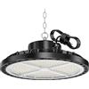 ANNIFUNLY Faretto LED UFO 200W 28000 Lumen Lampada Officina Industriale Fari LED 6500K Bianco Freddo, IP65 Impermeabile High Bay Light per Garage, Magazzini, Fabbrica, Stadio