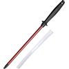 Westmark Acciaino e Custodia, Lunghezza: 35,3 cm, Rubino Sinterizzato/Plastica, Sieger-Long-Life, Rosso/Nero, 197122E6
