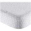 Casatessile CASA TESSILE Coprimaterasso Sanity Spugna Singolo, cm 90x200+25, Proteggi Materasso Elastico con Angoli