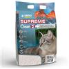 Croci Lettiera Supreme Clean 10 Kg - Lettiera Gatti super agglomerante e assorbente, Bentonine Canadese pura, 100% naturale, Sabbia minerale Antiodore di lunga durata