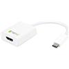 Techly 020409 Cavo Convertitore Adattatore da USB-C™ M a HDMI 1.4 F Bianco