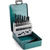 Makita D-54081 - Set di punte in acciaio HSS, 19 pezzi, multicolore