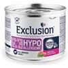 Exclusion monoprotein vet diet hypoallergenic all breeds maiale e piselli 200gr