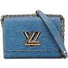 Louis Vuitton Pre-Owned - Borsa a tracolla Twist MM 2015 - Donna - pelle - Taglia unica - Blu