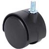 EMI STYLE Ruote 4pz, 50mm - Ruota in Plastica da Avvitare Diametro vite 0.5cm
