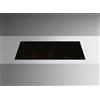 Falmec Piano cottura a induzione panoramico in vetroceramica nero da 88 cm
