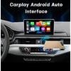 Krando Roadtop INTERFACCIA APPLE CARPLAY ANDROID AUTO WIRELESS PER AUDI A4 A5 2016-2019