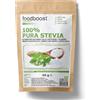 foodboost Stevia 50 g foodboost, sostituto dello zucchero, 0kcal - 100% Puro, dolcifica 300 vole più dello zucchero, adatto per diabetici e diete ipocaloriche o bilanciate