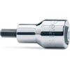 Beta 920PE 6L - Chiavi a bussola maschio esagonale con attacco quadro femmina 1/2 cromate - inserti bruniti