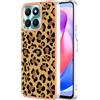 WOKEZ Custodia per Honor X6a, Silicone TPU Cover Case Protettiva per Honor X6a con Leopardato,Custodia Sottile e Bella con Paraurti Antiurto per Donna Ragazza-024