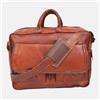 Fatto a mano Borsa da ufficio da uomo in pelle rifinita business messenger per laptop trac...