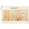 NUXE TROUSSE VOYAGE PRODIGIEUX 2024 SHOWER OIL 30 ML + HUILE PRODIGIEUSE 10 ML + LE PARFUM 15 ML + BODY LOTION 30 ML