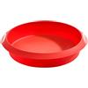 Lékué Stampo per Pasticceria Rotondo 20 Rosso, Silicone, 20 cm