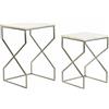 DKD Home Decor Set di 2 tavolini, standard