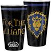 ABYSTYLE World of Warcraft For The Alliance Unisex Bicchiere nero/rosso vetro